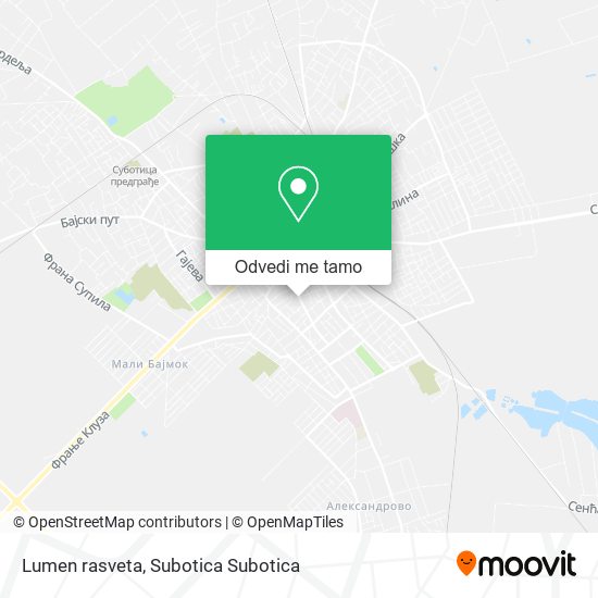 Lumen rasveta mapa