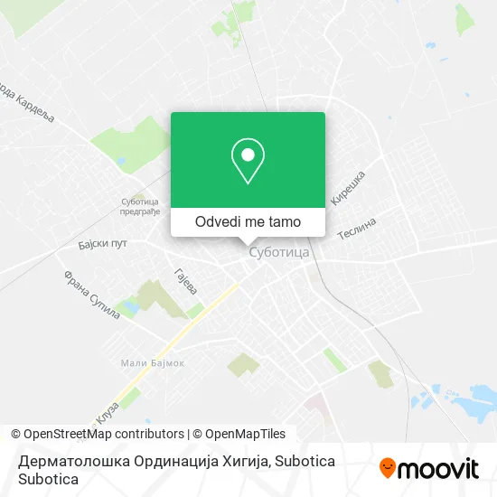 Дерматолошка Ординација Хигија mapa