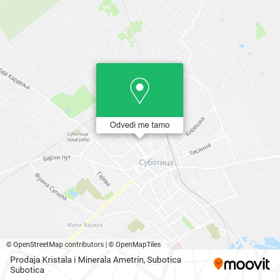 Prodaja Kristala i Minerala Ametrin mapa