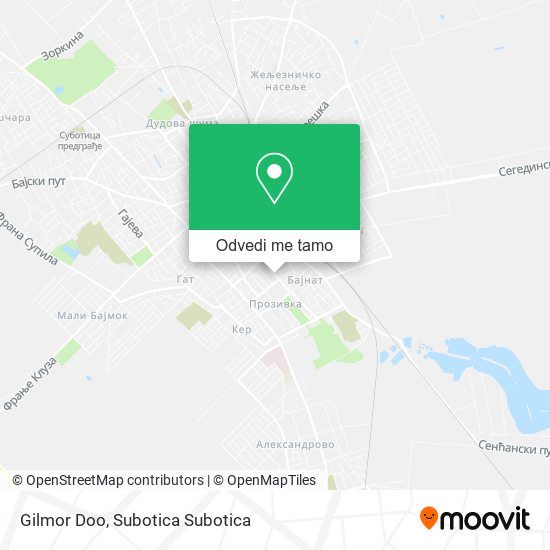 Gilmor Doo mapa