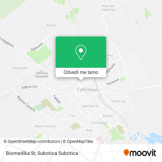 Biomedika Sr mapa