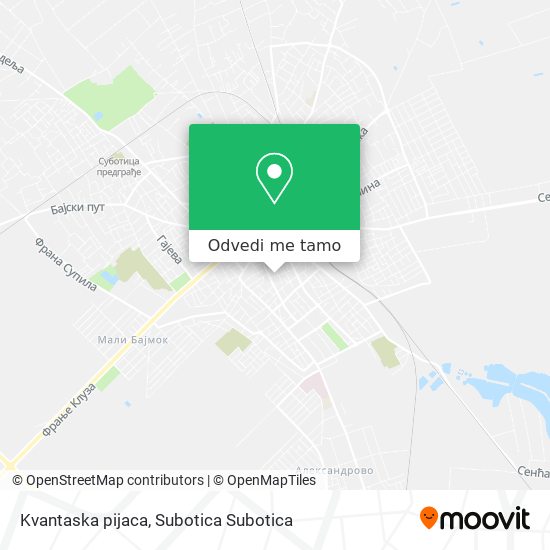 Kvantaska pijaca mapa