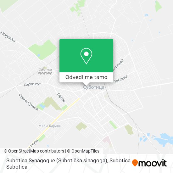 Subotica Synagogue (Subotička sinagoga) mapa