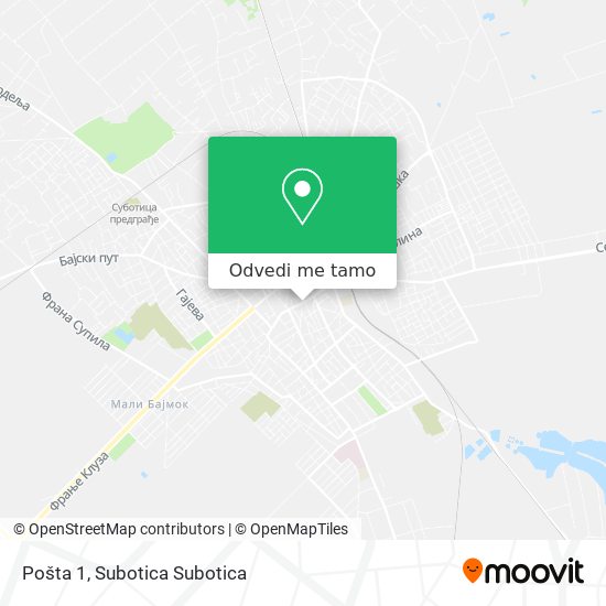 Pošta 1 mapa