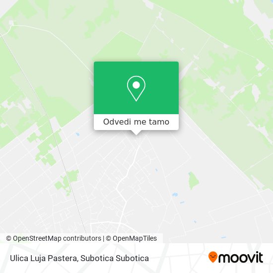 Ulica Luja Pastera mapa