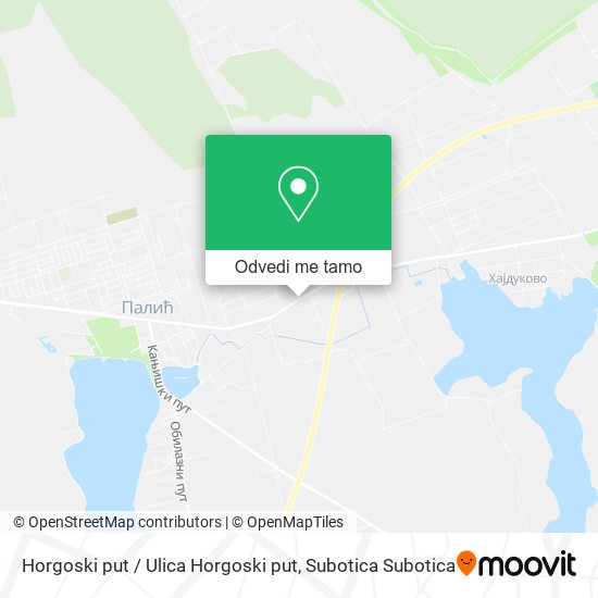 Horgoski put / Ulica Horgoski put mapa