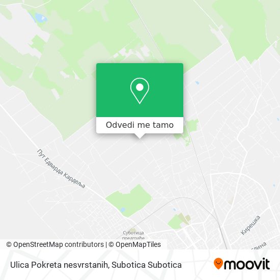 Ulica Pokreta nesvrstanih mapa