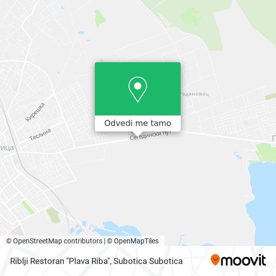 Riblji Restoran "Plava Riba" mapa