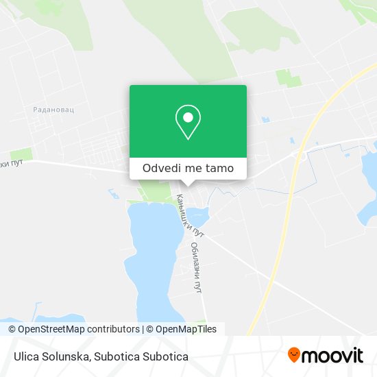 Ulica Solunska mapa