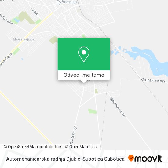 Automehanicarska radnja Djukic mapa