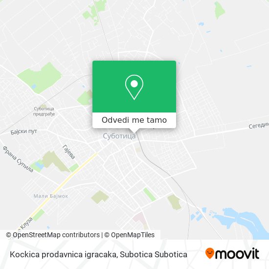 Kockica prodavnica igracaka mapa