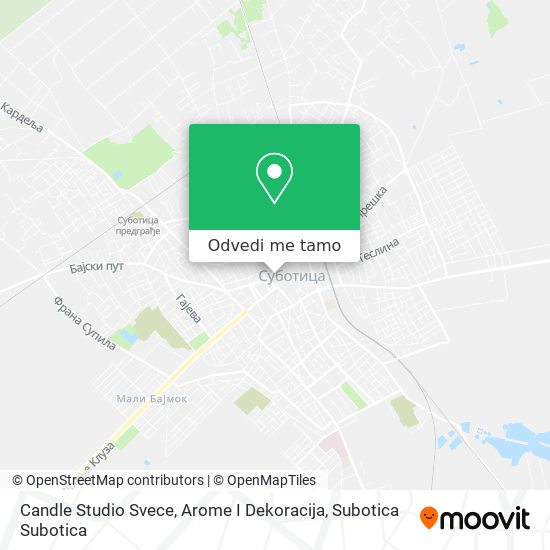 Candle Studio Svece, Arome I Dekoracija mapa