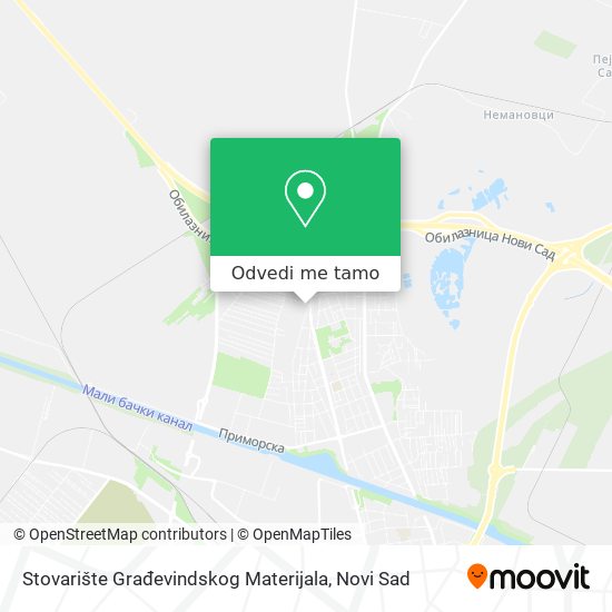 Stovarište Građevindskog Materijala mapa