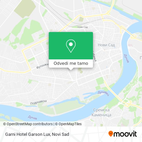 Garni Hotel Garson Lux mapa