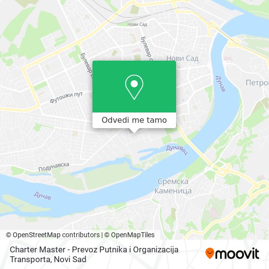 Charter Master - Prevoz Putnika i Organizacija Transporta mapa