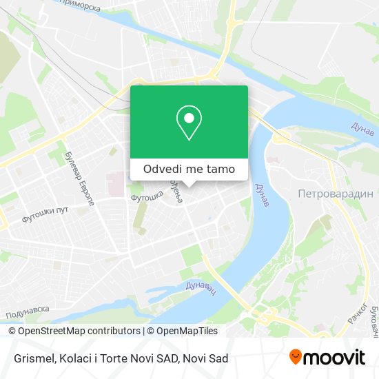 Grismel, Kolaci i Torte Novi SAD mapa