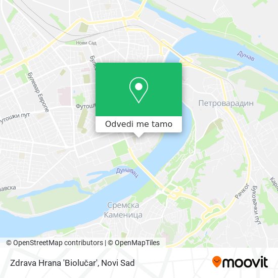 Zdrava Hrana 'Biolučar' mapa