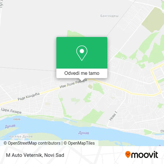 M Auto Veternik mapa
