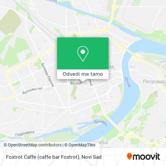 Foxtrot Caffe (caffe bar Foxtrot) mapa