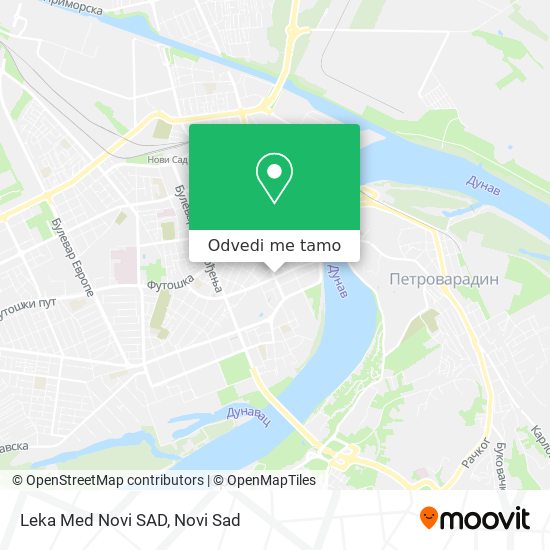 Leka Med Novi SAD mapa