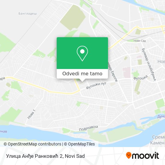 Улица Анђе Ранковић 2 mapa