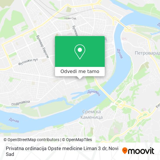 Privatna ordinacija Opste medicine Liman 3 dr mapa