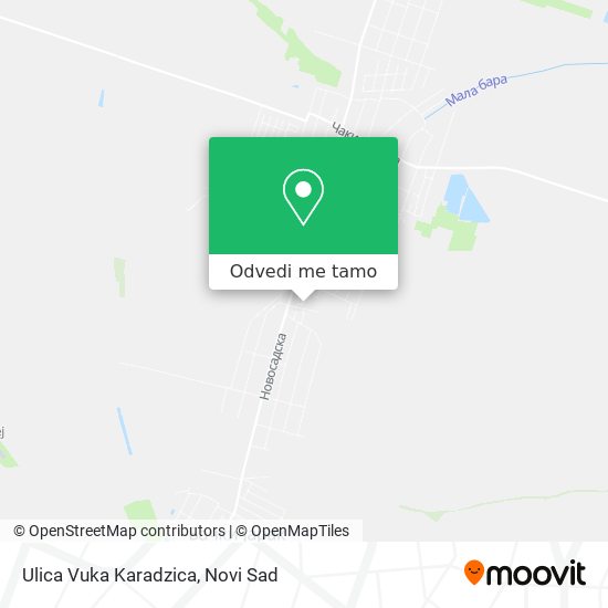 Ulica Vuka Karadzica mapa