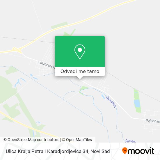 Ulica Kralja Petra I Karadjordjevica 34 mapa