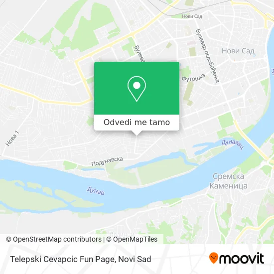 Telepski Cevapcic Fun Page mapa