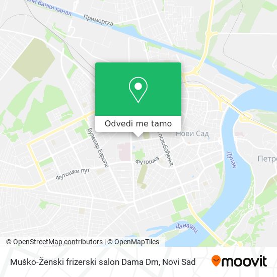 Muško-Ženski frizerski salon Dama Dm mapa