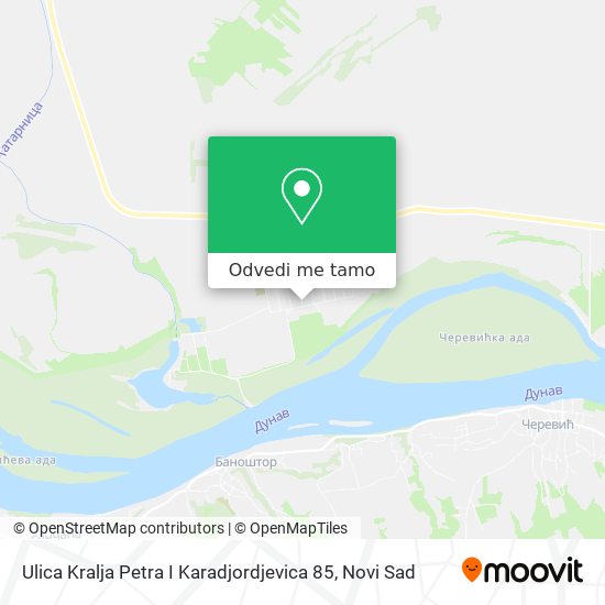 Ulica Kralja Petra I Karadjordjevica 85 mapa