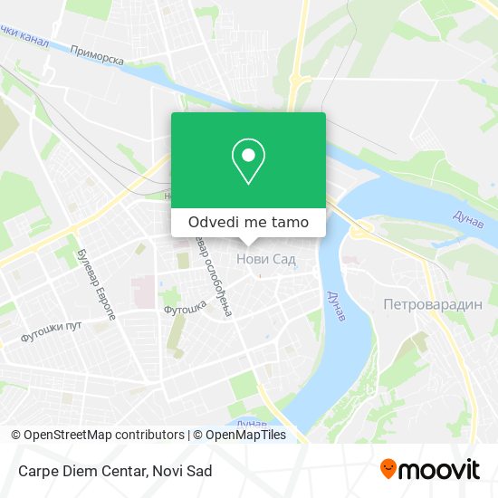 Carpe Diem Centar mapa