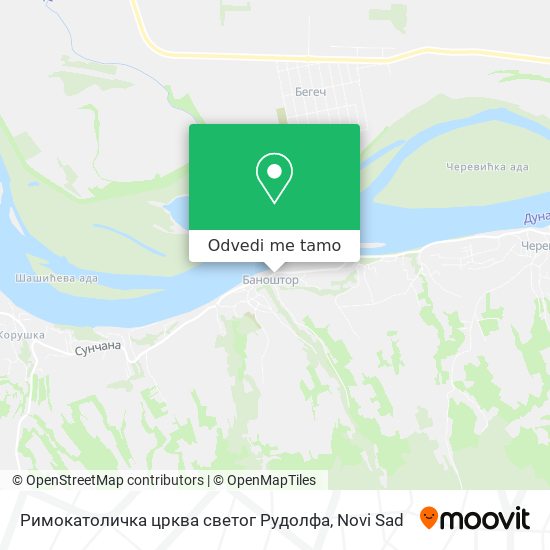 Римокатоличка црква светог Рудолфа mapa