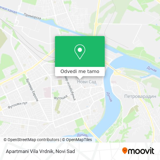 Apartmani Vila Vrdnik mapa