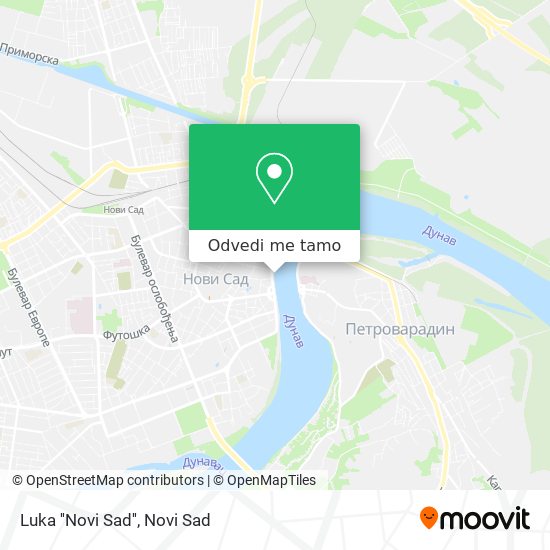 Luka ''Novi Sad'' mapa