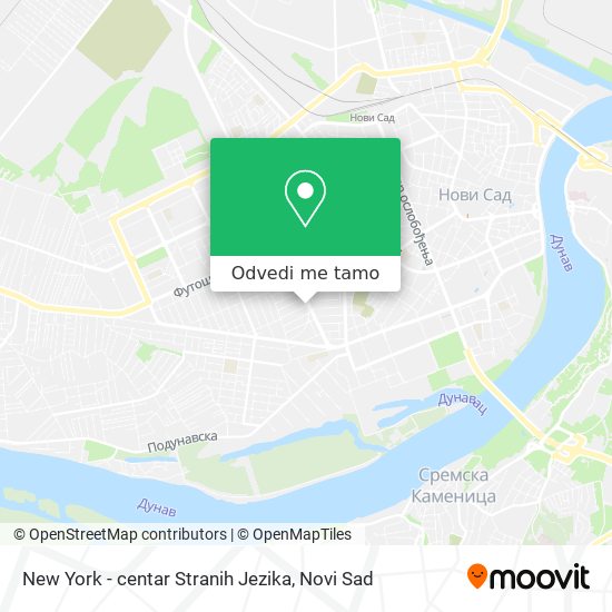 New York - centar Stranih Jezika mapa