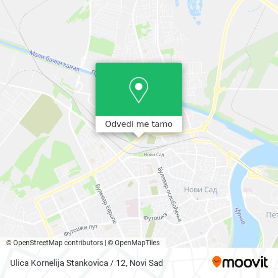 Ulica Kornelija Stankovica / 12 mapa