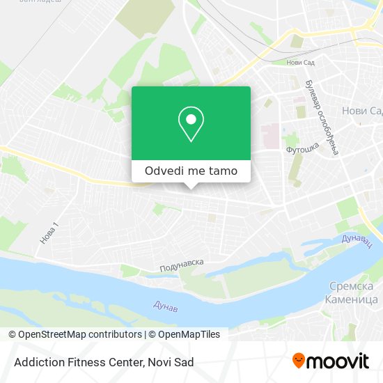 Addiction Fitness Center mapa