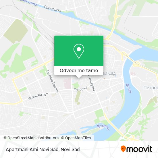 Apartmani Ami Novi Sad mapa