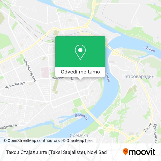 Такси Стајалиште (Taksi Stajaliste) mapa