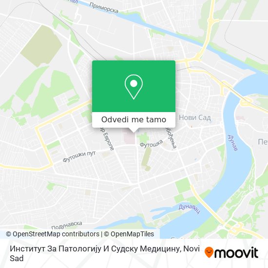 Институт За Патологију И Судску Медицину mapa