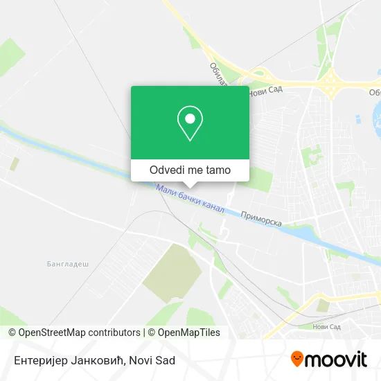 Ентеријер Јанковић mapa