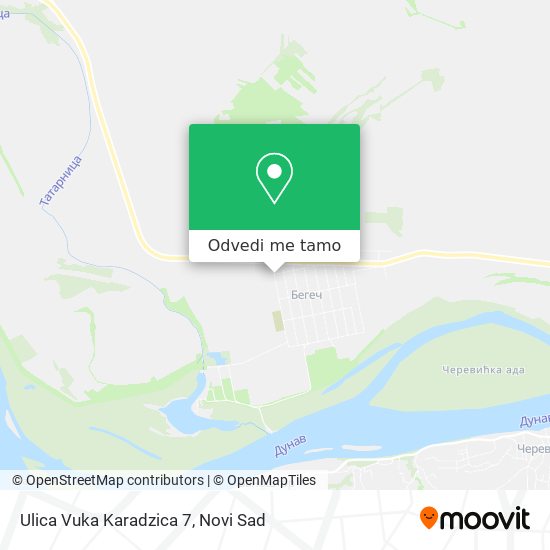 Ulica Vuka Karadzica 7 mapa