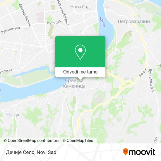 Дечије Село mapa