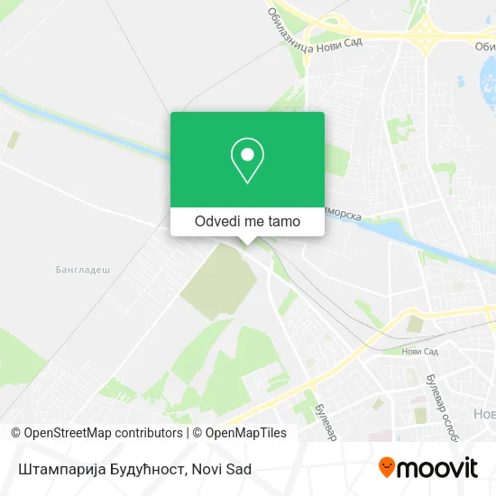 Штампарија Будућност mapa