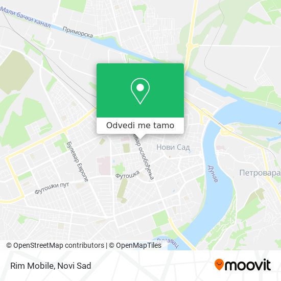 Rim Mobile mapa