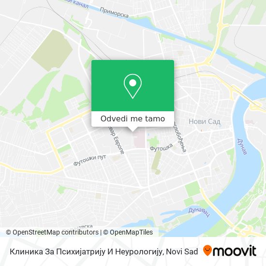 Клиника За Психијатрију И Неурологију mapa