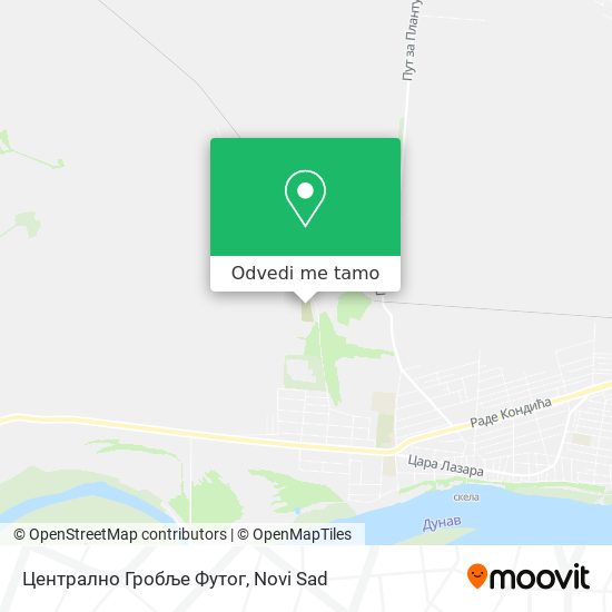 Централно Гробље Футог mapa