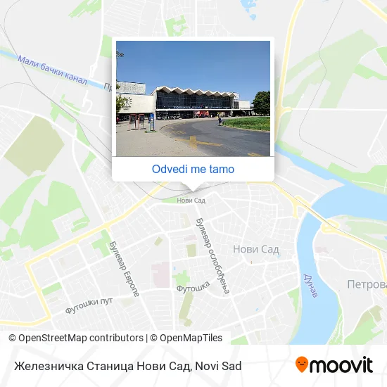 Железничка Станица Нови Сад mapa