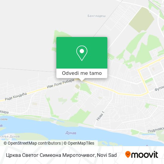 Црква Светог Симеона Мироточивог mapa